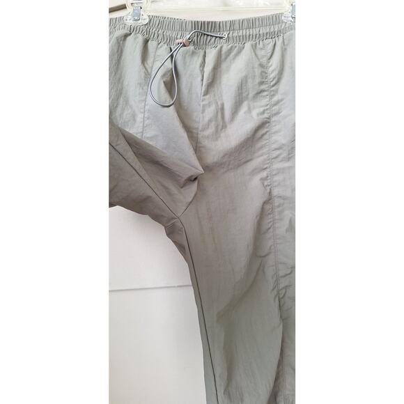 WILO the label Anthropology Women's Parachute Pants Jogger Gray Sz L Athleisure - Picture 6 of 9